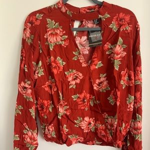 NWT Floral Blouse